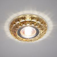 Светильник встраиваемый Италмак Bohemia LED 51 1 73 огран. стекло подсветка MR16 220В картинка 